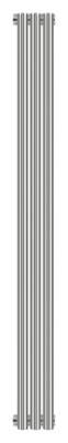 Дизайн-радиатор Сунержа Эстет 1200х135 хром (3 секции) водяной