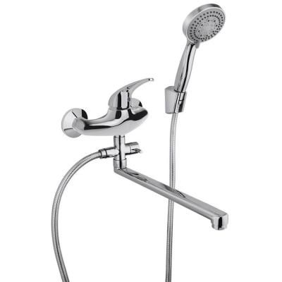 Универсальный смеситель Paini Smile 39LFCRLI11CV2PLK19FBCAZNKMYT с душевым гарнитуром, хром