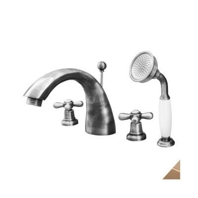 Смеситель Rav Slezak Morava Retro MK169.5SZ для ванны золото