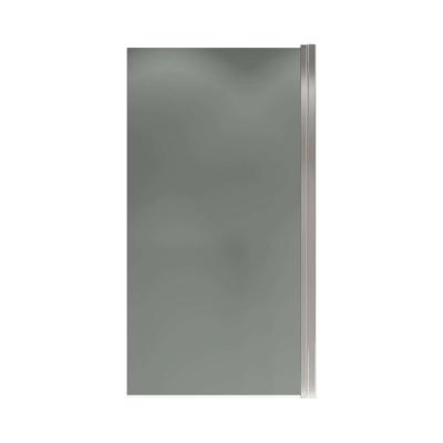 Шторка на ванну распашная Terminus Ното 150х70 тонированная, хром