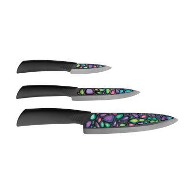 Набор ножей MIKADZO Imari (3 НОЖА) + ПОДСТАВКА Omoikiri (MIKADZO) Imari-BL-ST-SET, 4992023