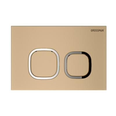 Кнопка смыва Grossman Cosmo 700.K31.02.310.310 золото матовое