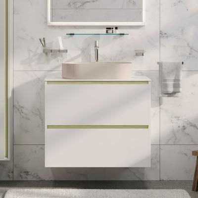 Тумба под раковину Allen Brau Activity 90 1.34013.WM белый матовый/олива браш