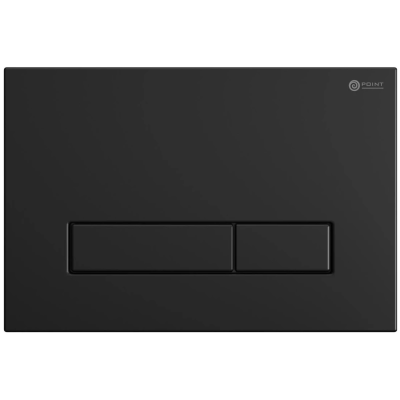 Кнопка смыва Point Меркурий PN44831BM для инсталляции, черный матовый