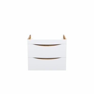 Тумба IDDIS подвесная 60 см белая/золотистый дуб Cloud (CLXYO6WH0YWC0iYZ95TV)