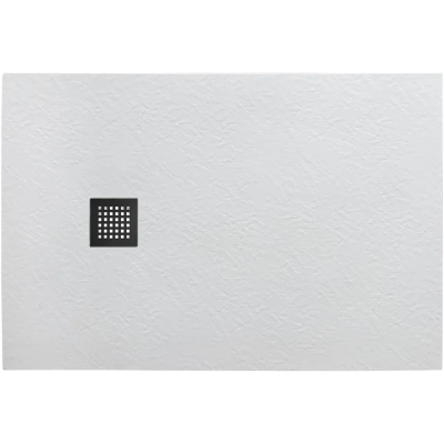 Душевой поддон BelBagno Uno TRAY-MR-UNO-AH-120/90-35-W-NO 120x90 см, из литьевого мрамора, прямоугольный, белый
