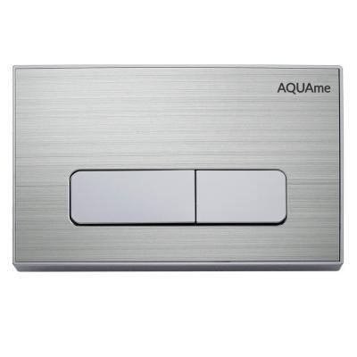 Панель смыва металл AQUAme AQM4105CR, хром