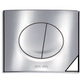 Кнопка смыва Am.Pm Bliss L XS, белая, ABS пластик