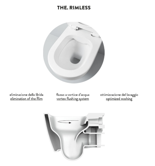 Чаша для унитаза подвесного ArtCeram File 2.0 FLV004 01;00 безободковый, белый глянцевый