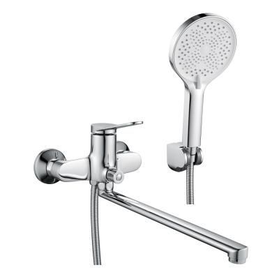 Смеситель для ванны однорычажный  Shevanik S6222, Хром