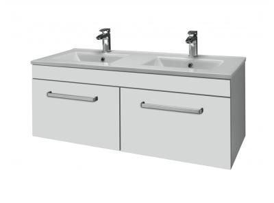 Тумба для комплекта Dreja Aston 120 белый глянец