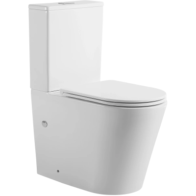 Унитаз-компакт beWash Aldo BKBWT401670 безободковый, торнадо, с сиденьем микролифт, белый матовый