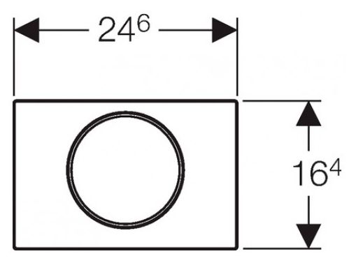 Кнопка смыва Geberit Sigma 10 115.758.KK.5 белый/золото