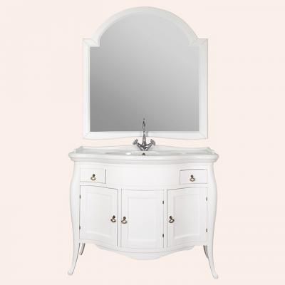 Мебель для ванной Tiffany World Ferrara 112 белая матовая