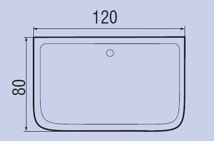 Душевая кабина River Sena 120/80/50 ТН