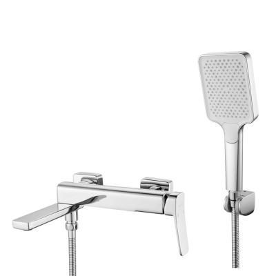 Смеситель для ванны однорычажный  Shevanik S9952, Хром