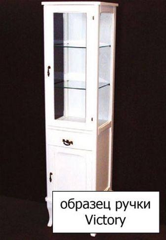 Шкаф-пенал Tiffany World Retro 51 R белый матовый