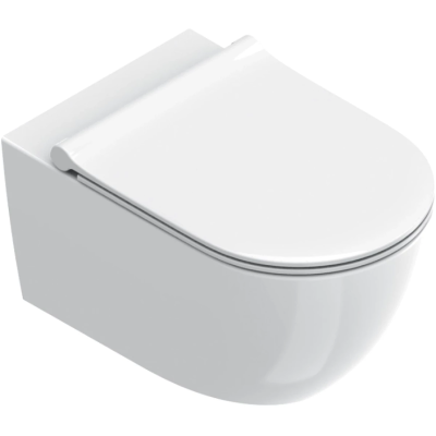 Унитаз подвесной Catalano Sfera 0511550001 безободковый, торнадо, белый глянец