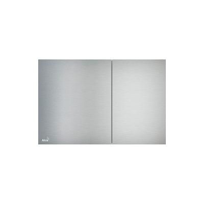 Кнопка смыва AlcaPlast Flat AIR LIGHT-WHITE металл матовый, подсветка белая