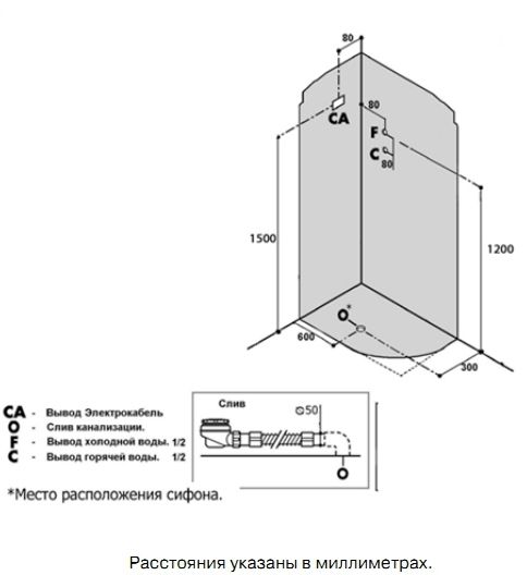 Душевая кабина Niagara NG-710 120х80 L см