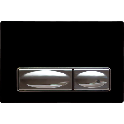 Кнопка смыва Creavit Design Ozel GP400200 для инсталляции, черный/хром