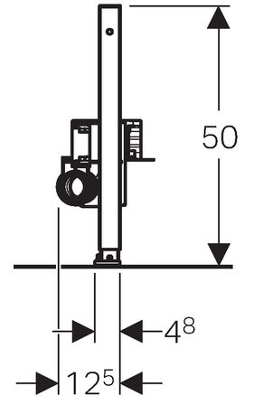 Система инсталляции Geberit Duofix H50 111.591.00.1 для душа