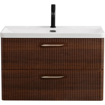 Тумба под раковину BelBagno Due DUE-800-2C-SO-NOCE-P 80,6 см, подвесная, Noce