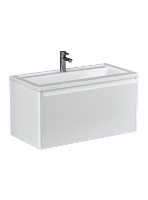 Тумба Velvex подвесная Klaufs 90.1Y.NEW (белый) (tp.KLA.MAR.90.1Y)