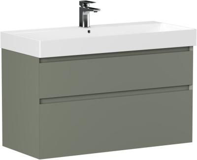 Тумба под раковину Allen Brau Infinity 100 1.210027.CGM олива матовый