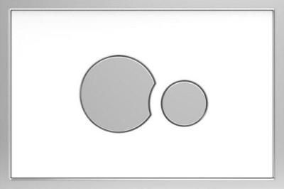 Кнопка смыва Sanit S720 16.720.81.0000 белый/хром