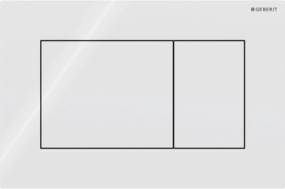 Кнопка смыва Geberit Sigma 01 115.660.11.1 для инсталляции, белый глянец