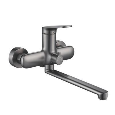 Смеситель для ванны Shevanik S8KH50JF2TRI, оружейная сталь