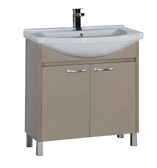 Тумба под раковину Aquanet Донна 00168931 80 светлый дуб