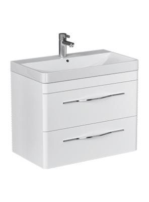 Тумба подвесная Velvex Jill 80, белый матовый (tp.JIL.9595.80.2Y белый матовый)