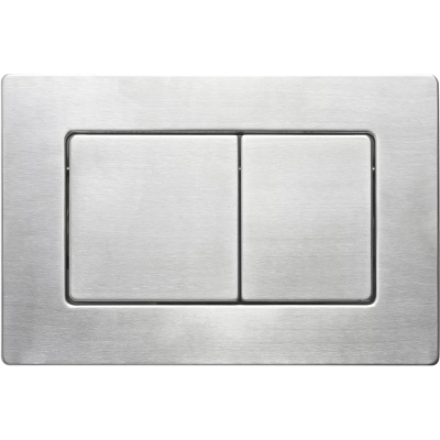 Кнопка смыва Veconi Flush V9 FLV9-S для инсталляции, нержавеющая сталь