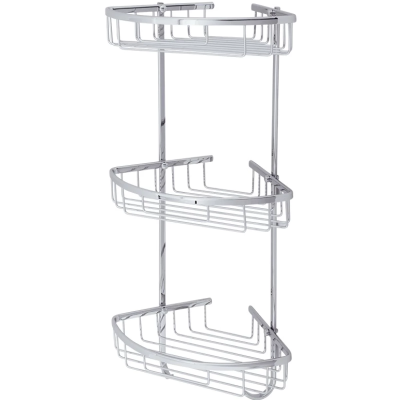 Полка угловая 21x21 см Veragio Baskets Cromo VR.GFT-9067.CR