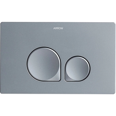 Кнопка смыва Arrow AHM051G для инсталляции, серый матовый
