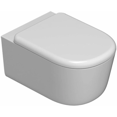 Унитаз подвесной Globo Lalita LTS02BI безободковый, торнадо, белый