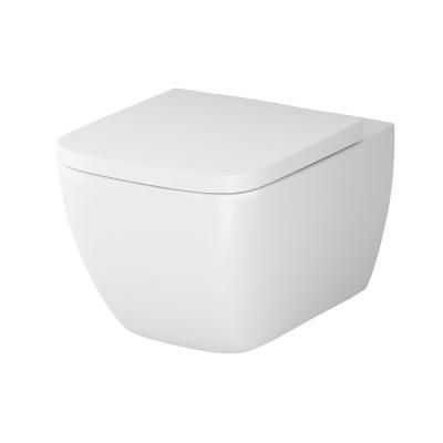 Унитаз подвесной FlashClean с сиденьем микролифт AM.PM Gem C901701SC, Белый