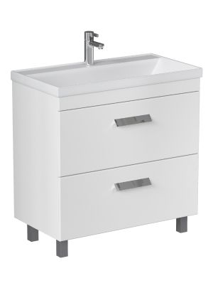 Тумба Velvex напольная Orlando 80, белый матовый (tn.ORL.CLA.80.2Y белый матовый)