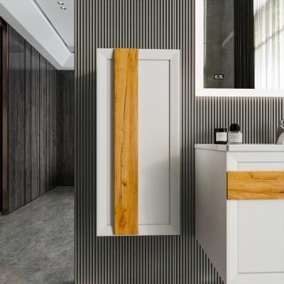 Шкаф навесной Бриклаер БЕРЛИН 90 см, белый