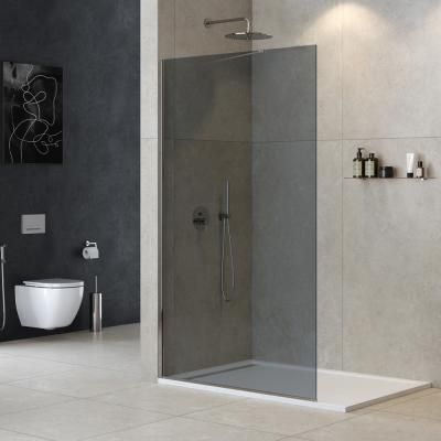 Душевая перегородка Cezares Liberta LIBERTA-L-1-TB-120-GR-Cr тонированное/хром глянцевый