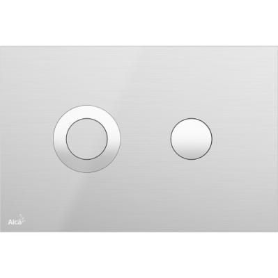 Кнопка смыва AlcaPlast Flat TURN-INOX нержавеющая сталь