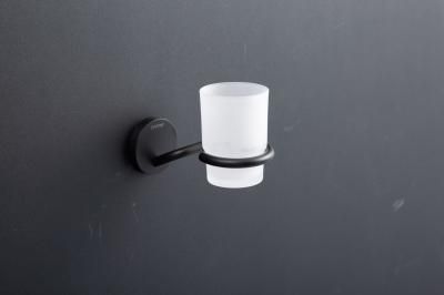 Стакан для ванной настенный Gappo G3KI07GZ06SA-6LO, черный