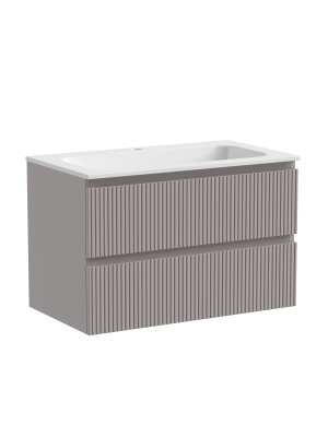 Тумба подвесная SANCOS Snob T 790х445х500, c двумя ящиками оснащенными доводчиками, Doha Soft, SNT80SM