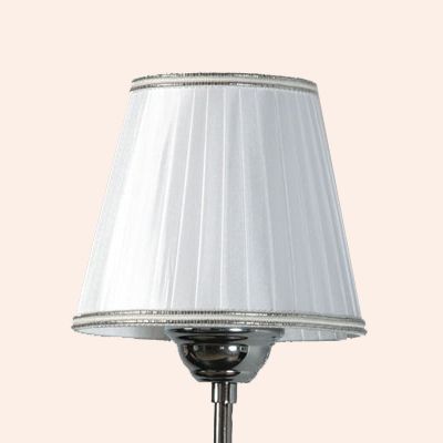 Абажур для светильника Tiffany World TW14-01.54-bi/cr белый/хром
