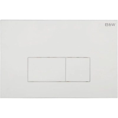 Кнопка смыва Black &amp; White Universe WPI-09541 09541 для инсталляции, белый глянец