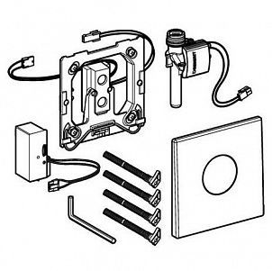 Кнопка смыва Geberit Mambo 116.033.FW.1 для писсуара, работа от батарей, сталь