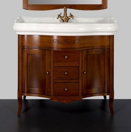 Тумба с раковиной Tiffany World Sofia 7604 100 орех