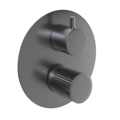 Смеситель для ванны Paini Cox Grip встраиваемый, черный матовый